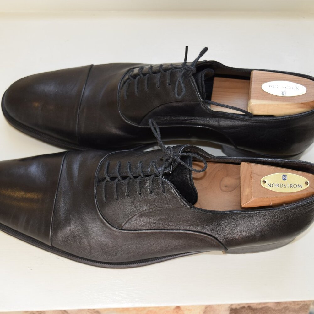 Men's Black Bruno Magli Maioco Dress Shoe - 13M